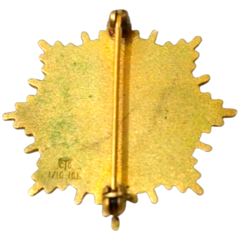 10k Diamond Pin - Picture 2 of 2